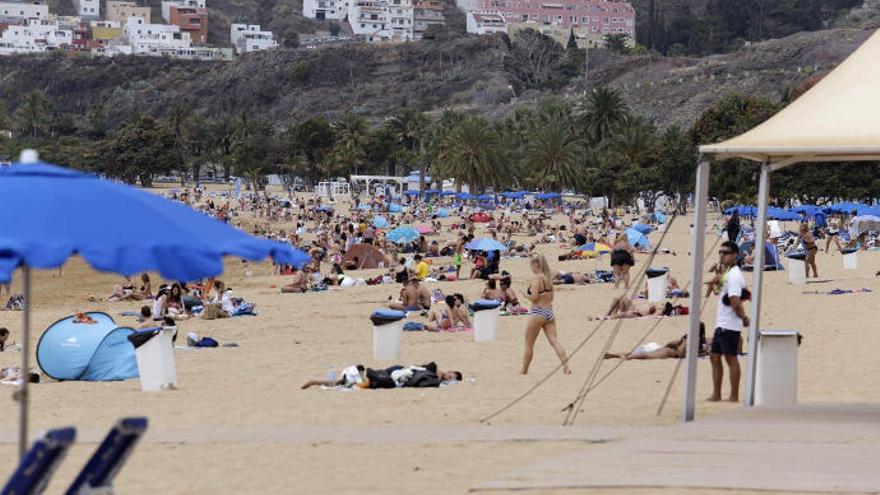 Playa de Las Teresitas, en Santa Cruz de Tenerife.