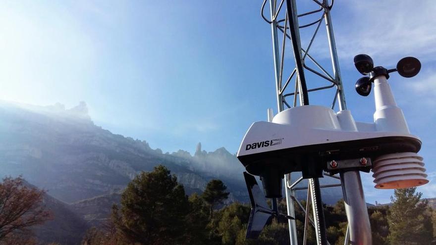 Estació meteorològica de Creu Roja a Monistrol de Montserrat