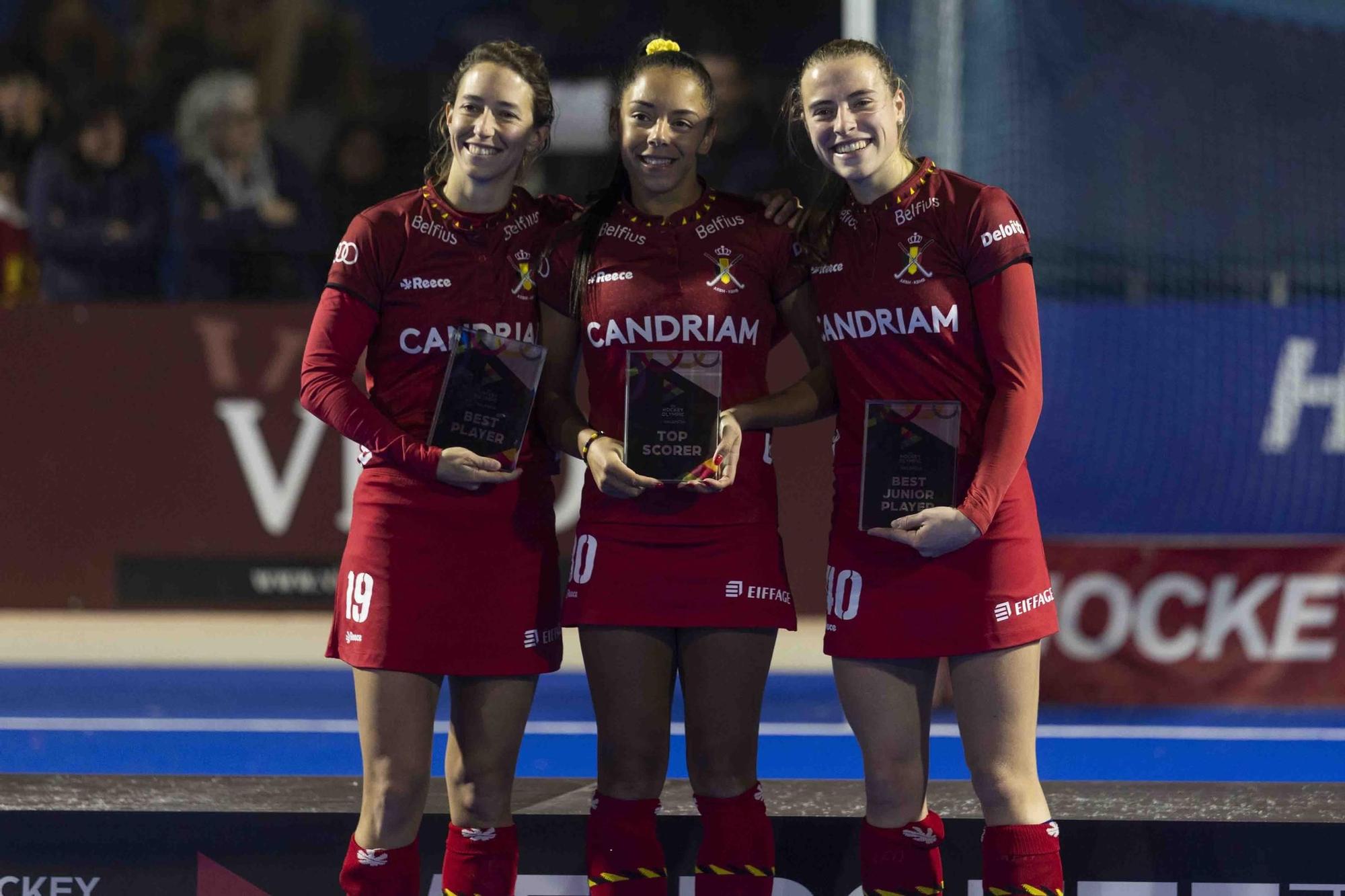 Final del Preolímpico Femenino de hockey. España - Bélgica