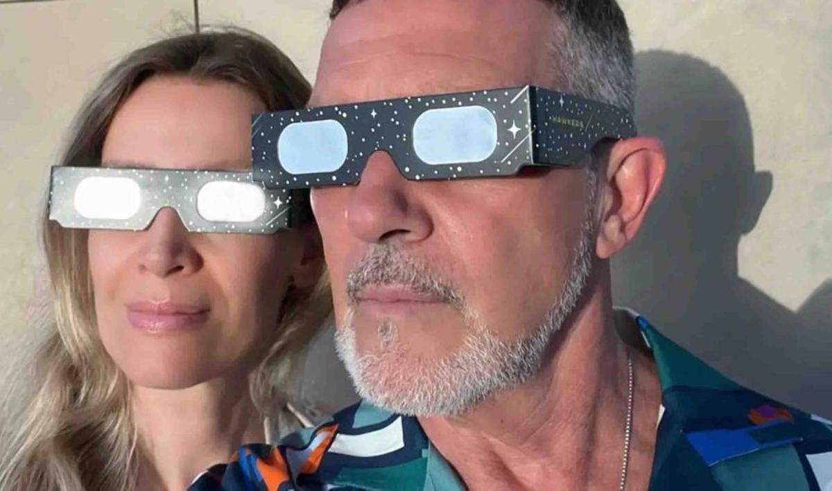 Antonio Banderas i Nicole Kimpel, encisats a Màlaga.