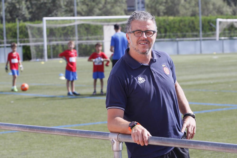 Jordi Guerrero al campus del Girona FC