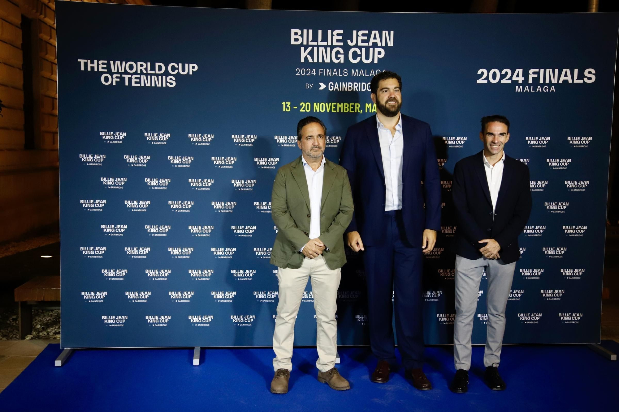 Alfombra roja Billie Jean King Cup en el Palacio Martín Carpena.