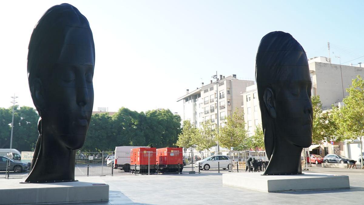 'Silvia' y 'María'. las escultural de Jaume Plensa, estarán de forma permanente en Vila-real.