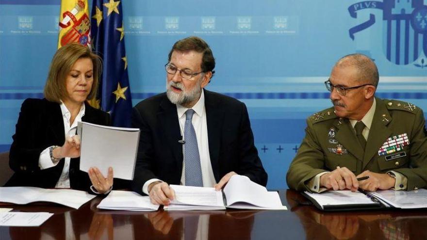 Rajoy, a los militares en el exterior: &quot;Sois la mejor versión de España&quot;