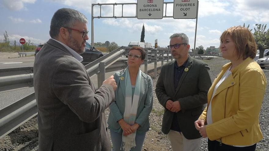 Candidats gironins d&#039;ERC amb l&#039;alcadable figuerenca Agnès Lladó