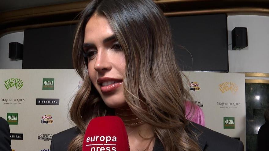 Sofia Suescun hablando para la prensa