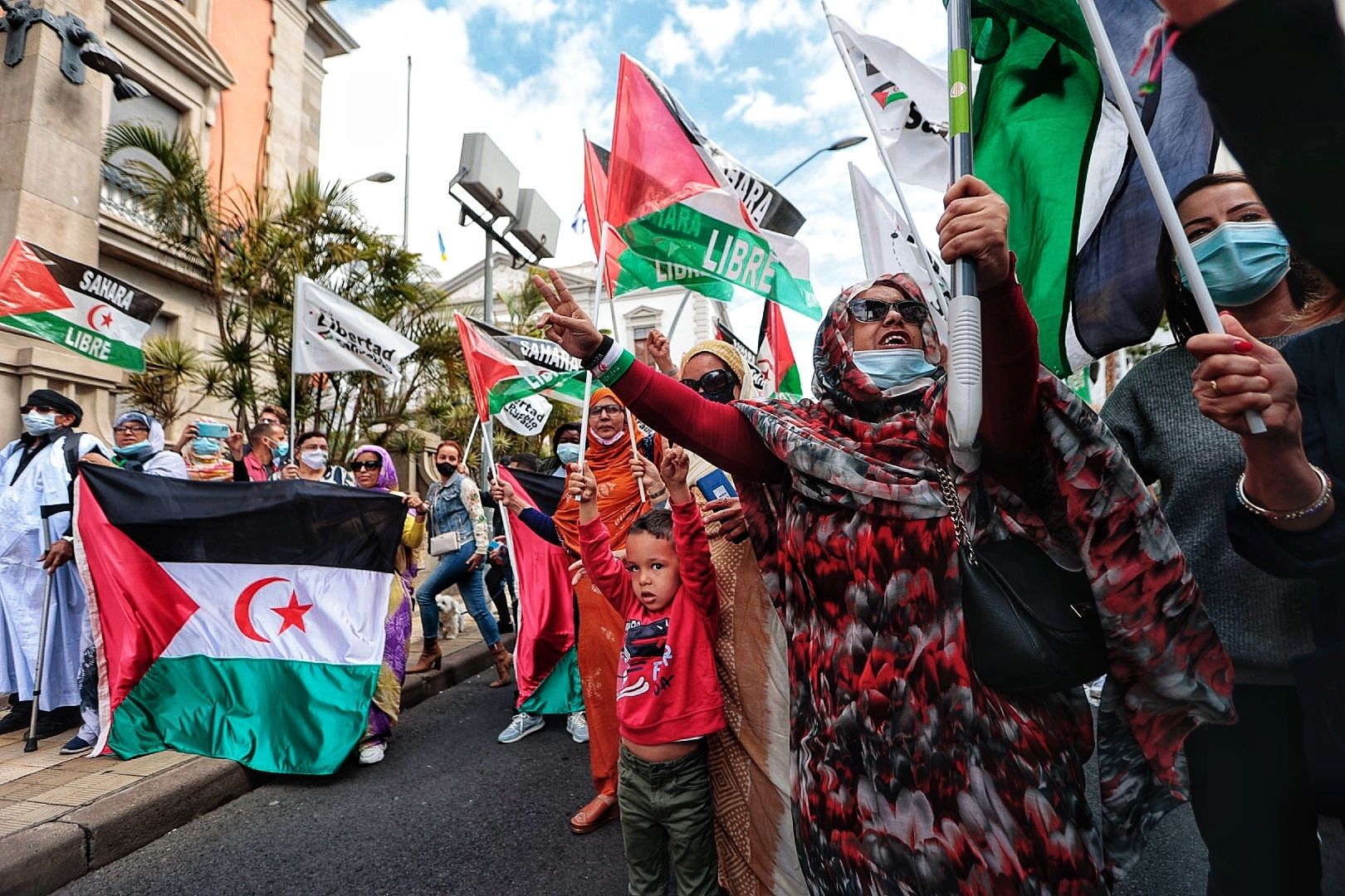 Concentración en apoyo de la autodeterminación de la causa del pueblo saharaui (26/(03/2022)