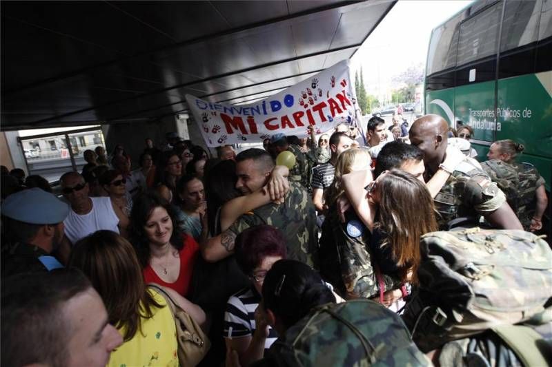 Llegan a Córdoba los primeros militares procedentes de Líbano