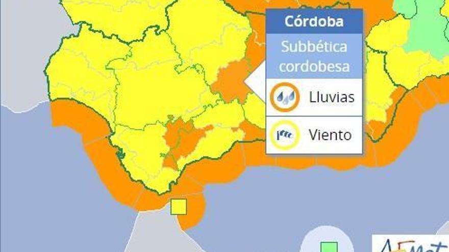 El tiempo en Córdoba: toda la provincia bajo avisos amarillo y naranja por lluvia y viento