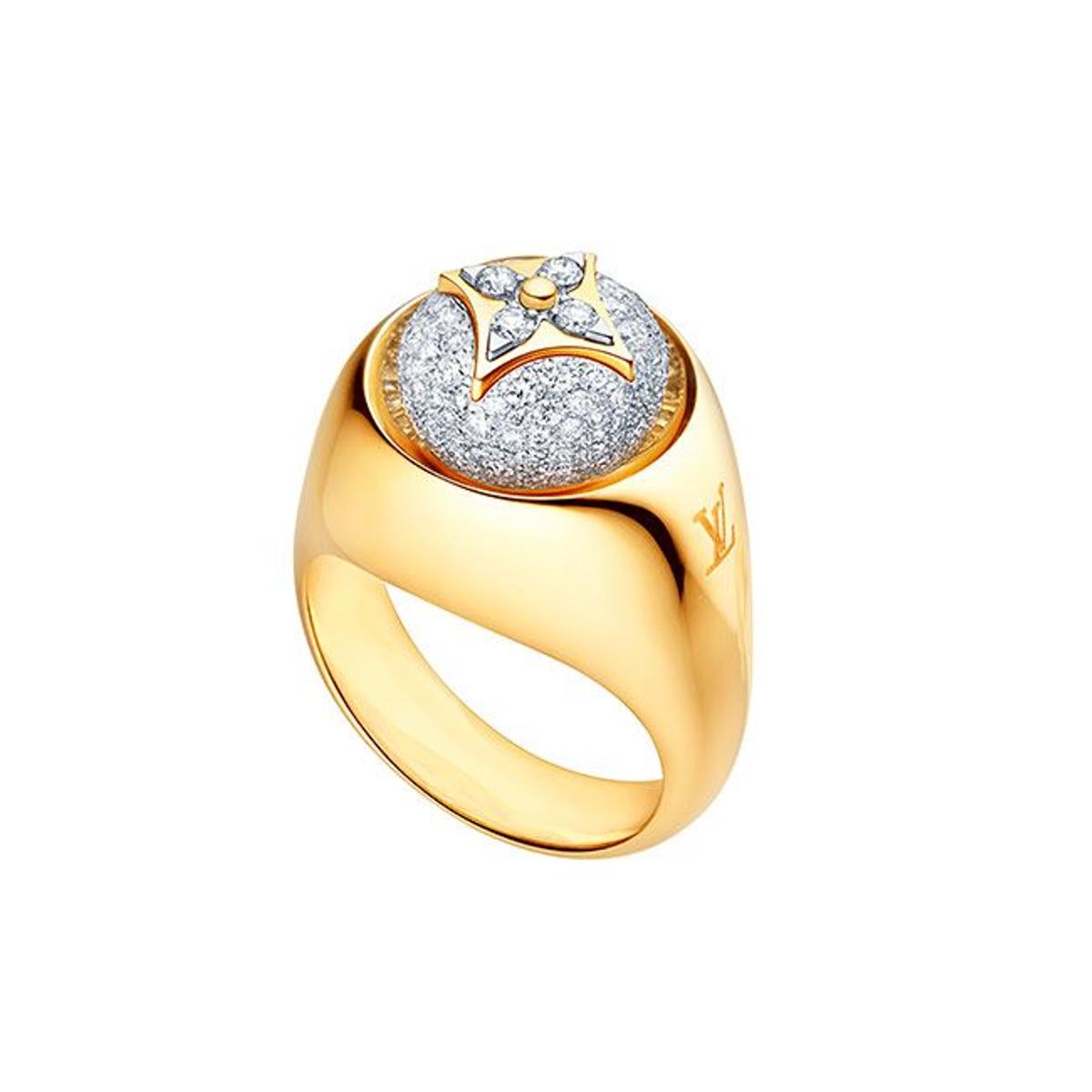 Anillo B Blossom, Oro rosa, Oro blanco y Diamantes