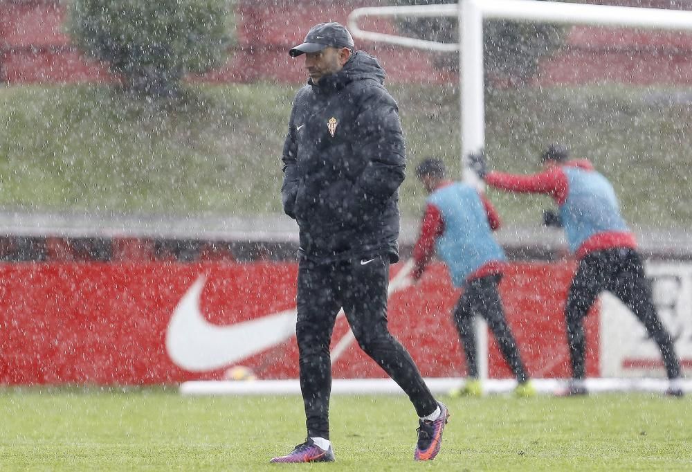 Entrenamiento del Sporting