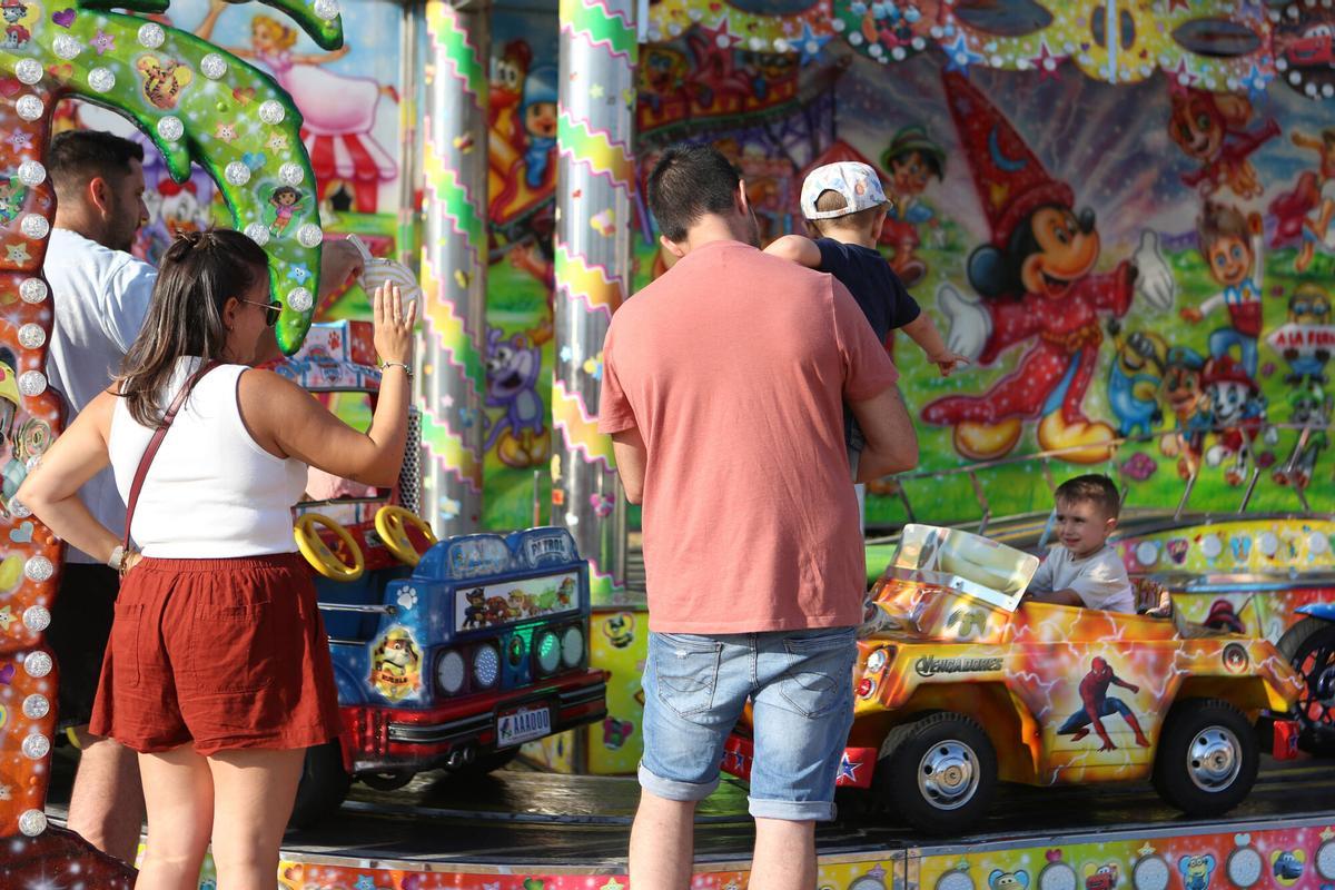Los más jóvenes disfrutaron de las atracciones.