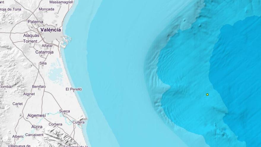 Terremoto en el golfo de Valencia: Se registra un seísmo de 1,5 grados frente al litoral de Sueca y Cullera