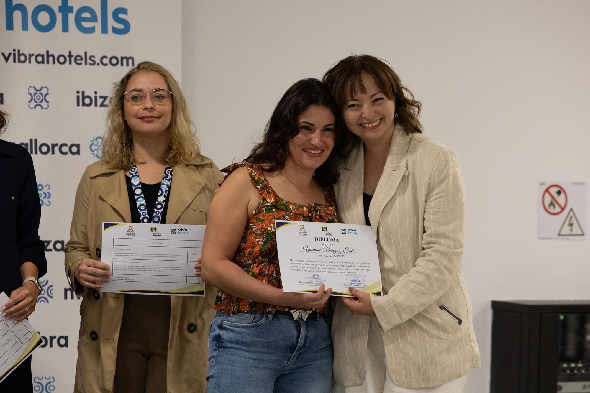Entrega de diplomas de la Fundació Deixalles en Ibiza