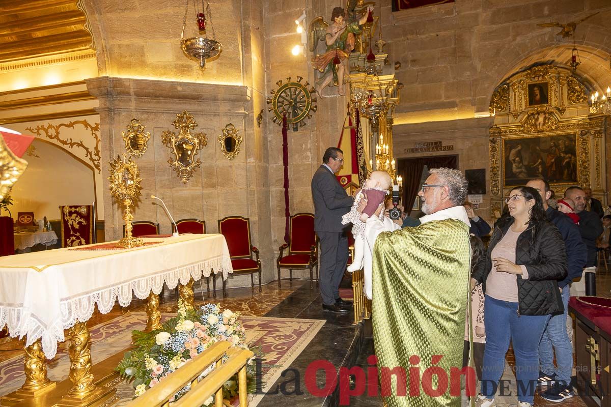 Presentación a la Vera Cruz de Caravaca de los niños nacidos en 2023