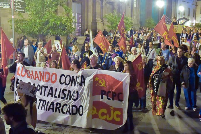 Manifestación contra la violencia hacia las ...