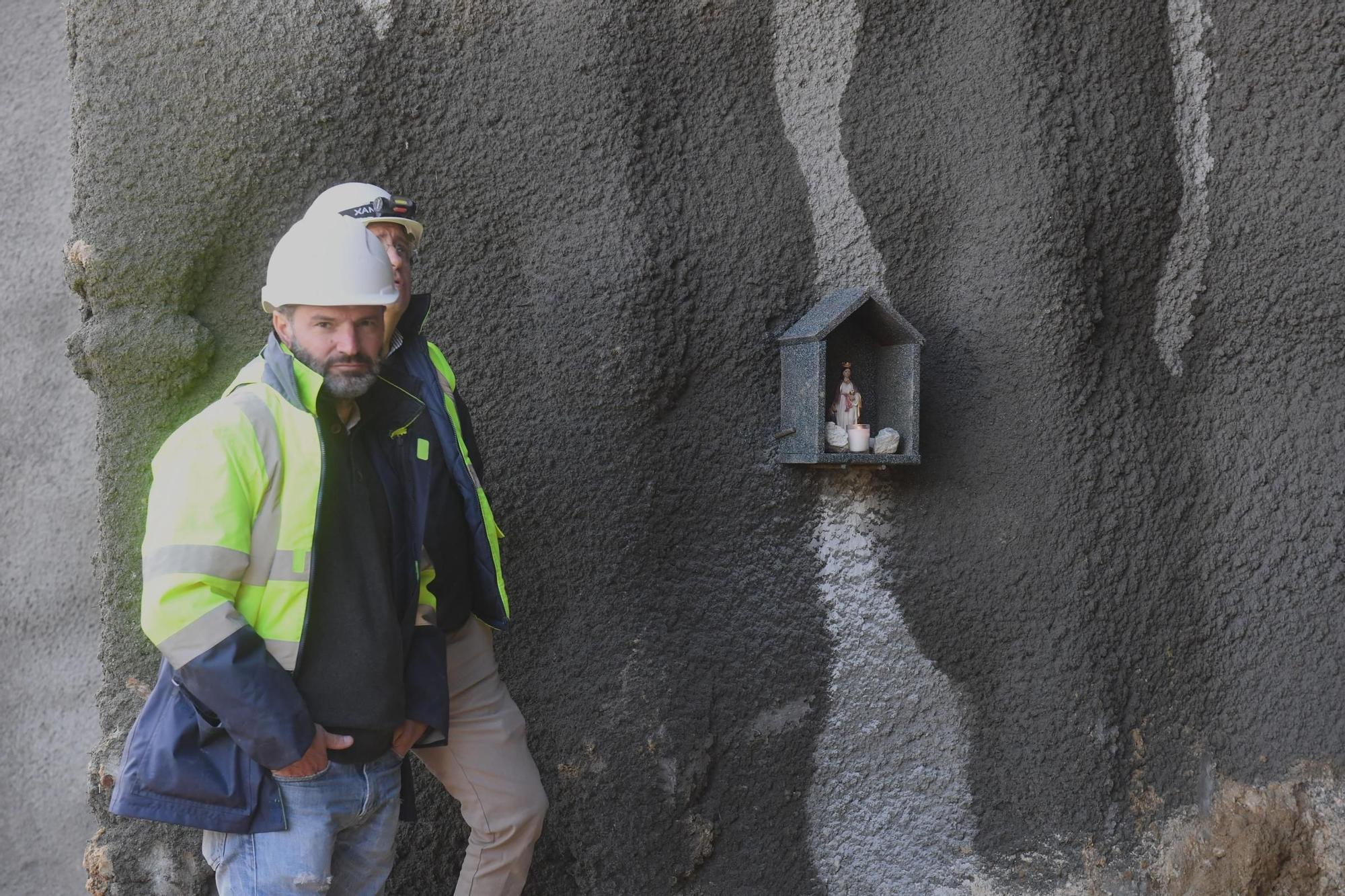 Completada la excavación del primer túnel en la obra del tren a Langosteira