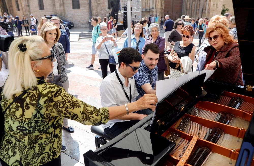 Música de piano en siete lugares emblemáticos de València