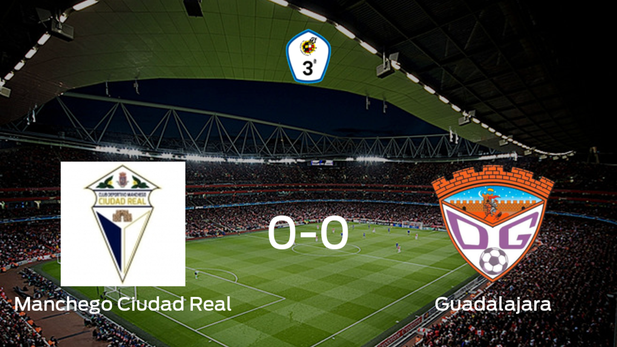 El Ciudad Real y el Guadalajara concluyen su enfrentamiento en el Rey Juan Carlos I sin goles (0-0)