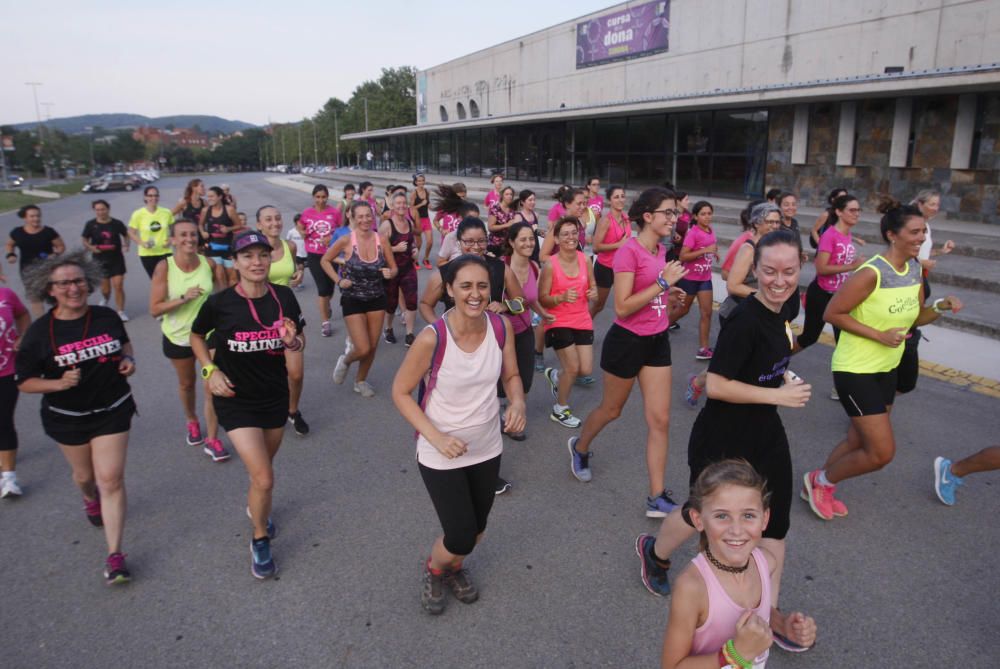 Primers entrenaments de la cinquena Cursa de la Dona