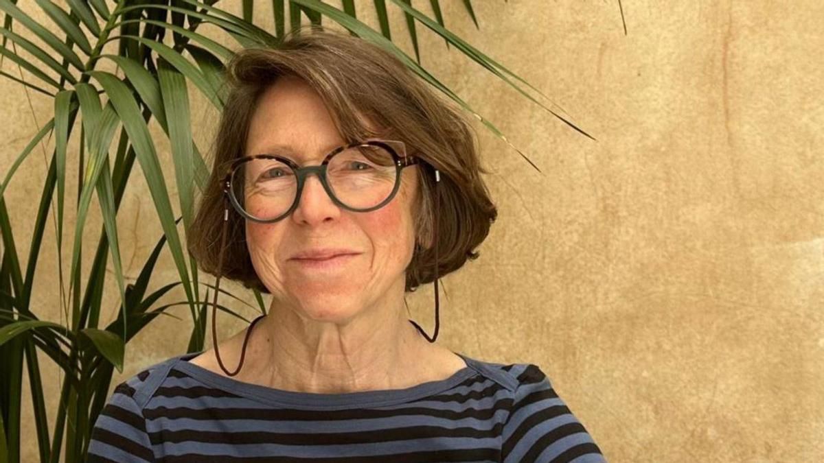 La pintora gijonesa Reyes Díaz. |
