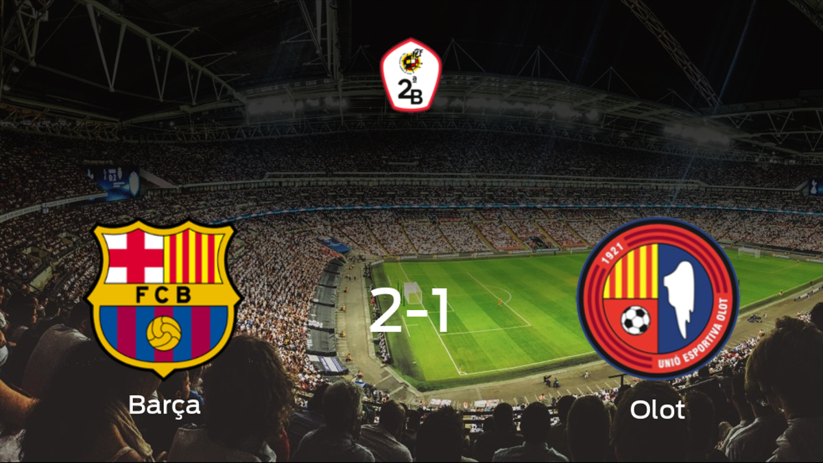 Los tres puntos se quedan en casa: Barcelona B 2-1 Olot