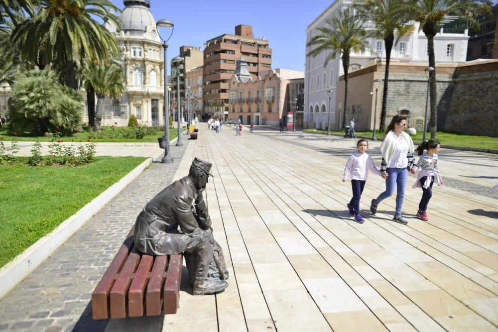 Así ha sido el primer día de desconfinamiento para los niños de Cartagena