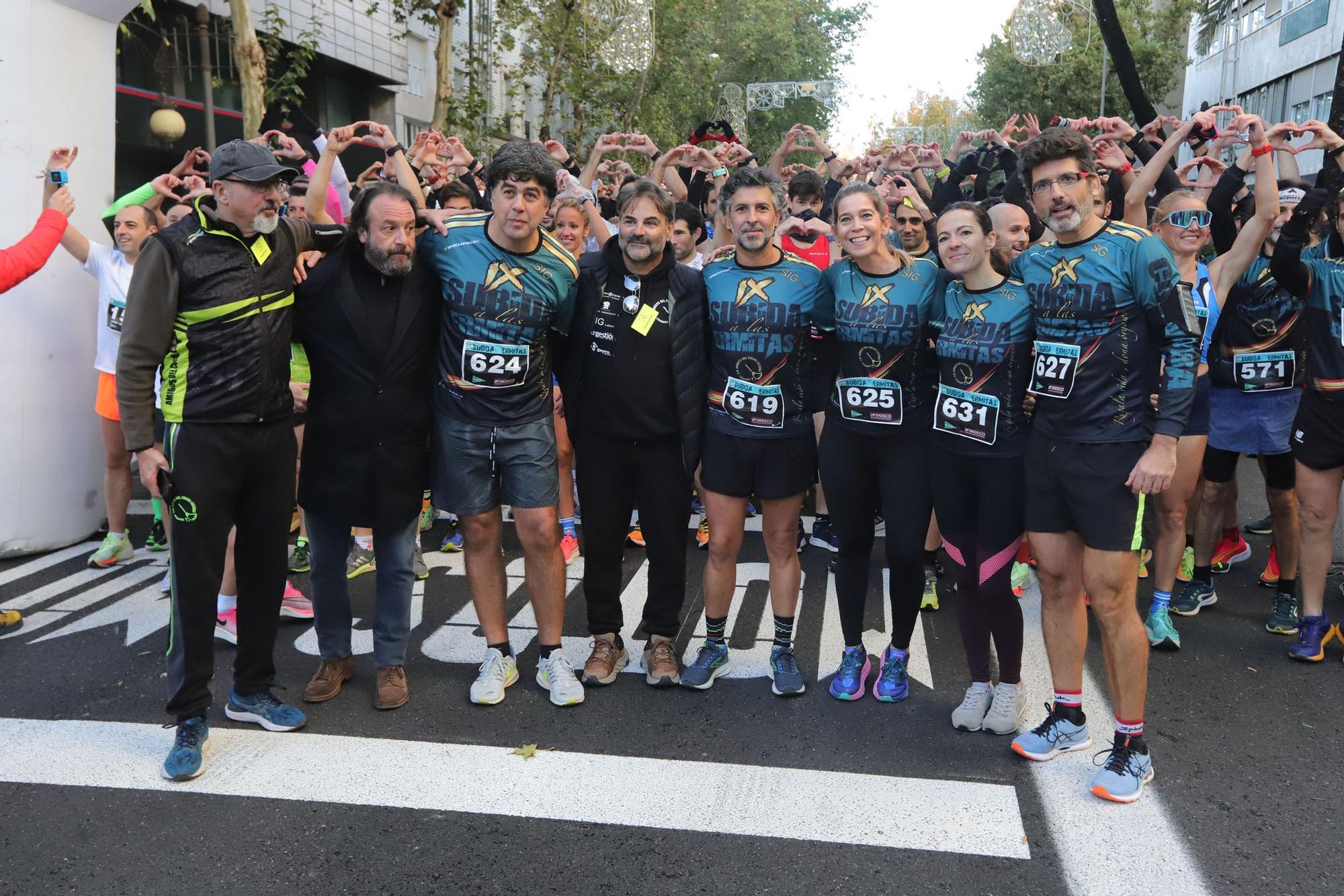 La subida a la Ermitas de atletismo en imágenes