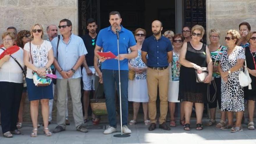 Declaración institucional de Jordi Mayor en Cullera.