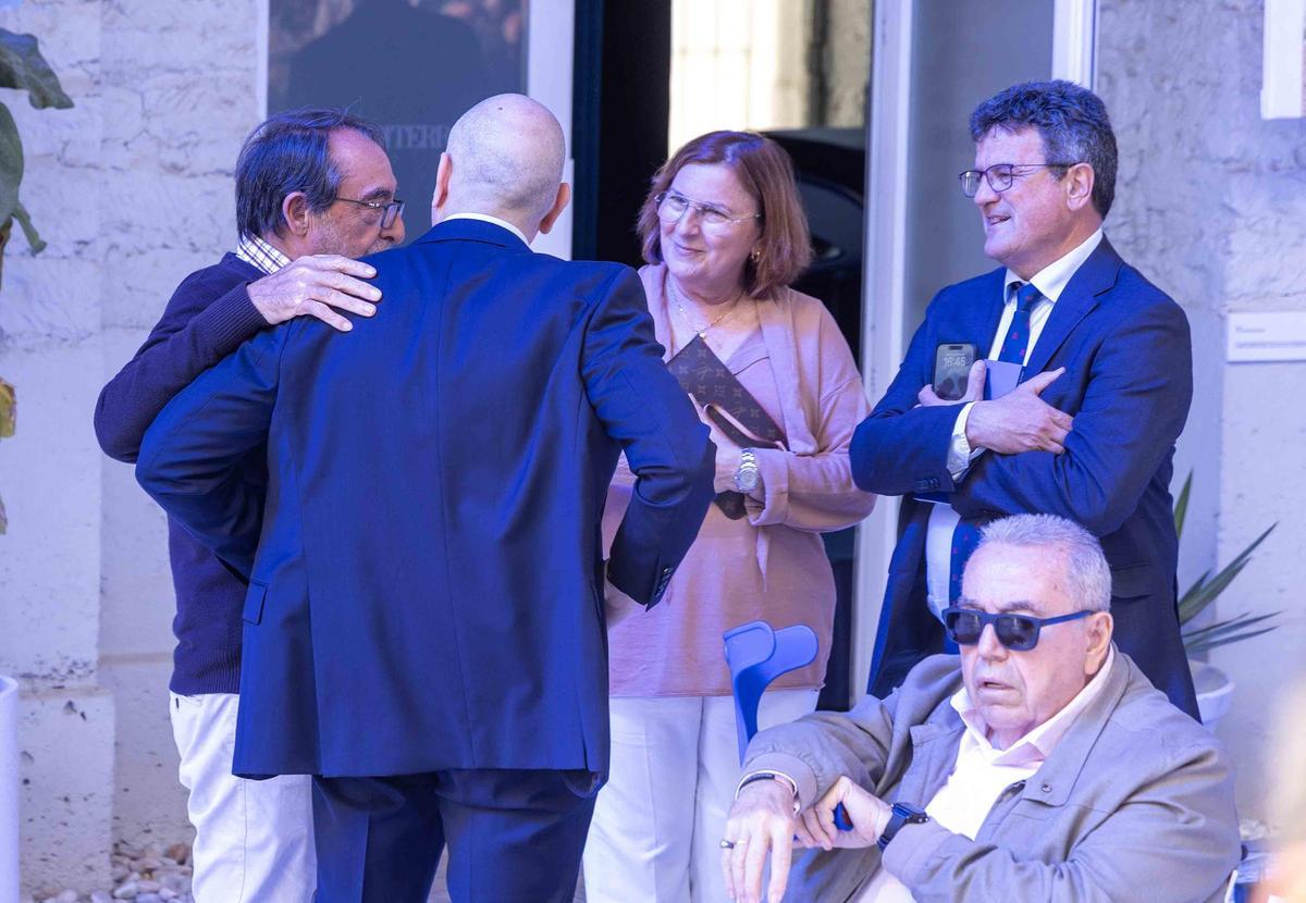 Pedro Sánchez asiste al acto en Casa Mediterráneo por el Día del Exilio