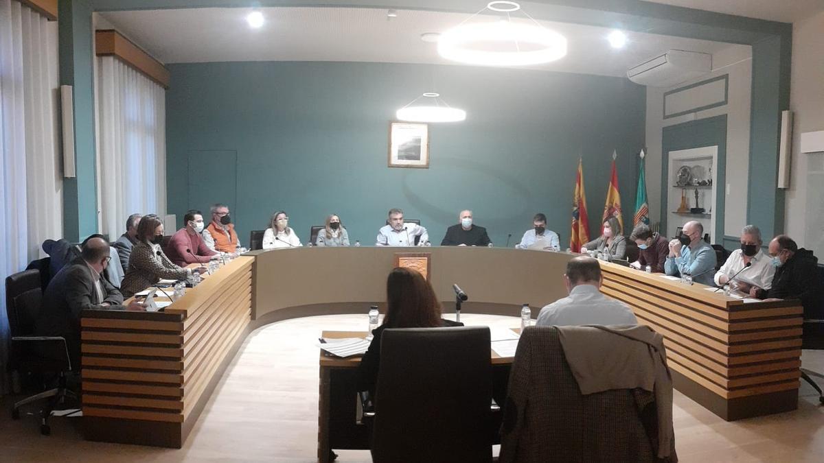 Pleno del Ayuntamiento de Fraga.