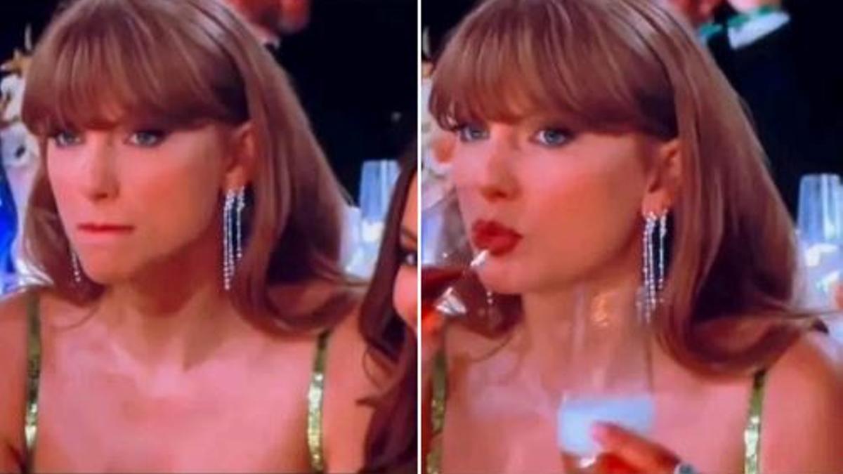 Taylor Swift, la protagonista de los memes de los Globos de Oro 2024