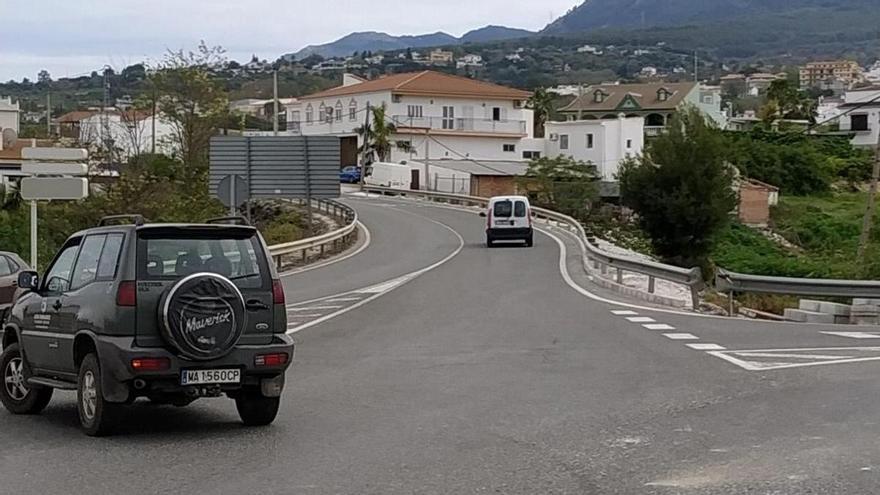 La Junta abrirá en noviembre el ensanche de la carretera A-404 entre Coín y Alhaurín El Grande