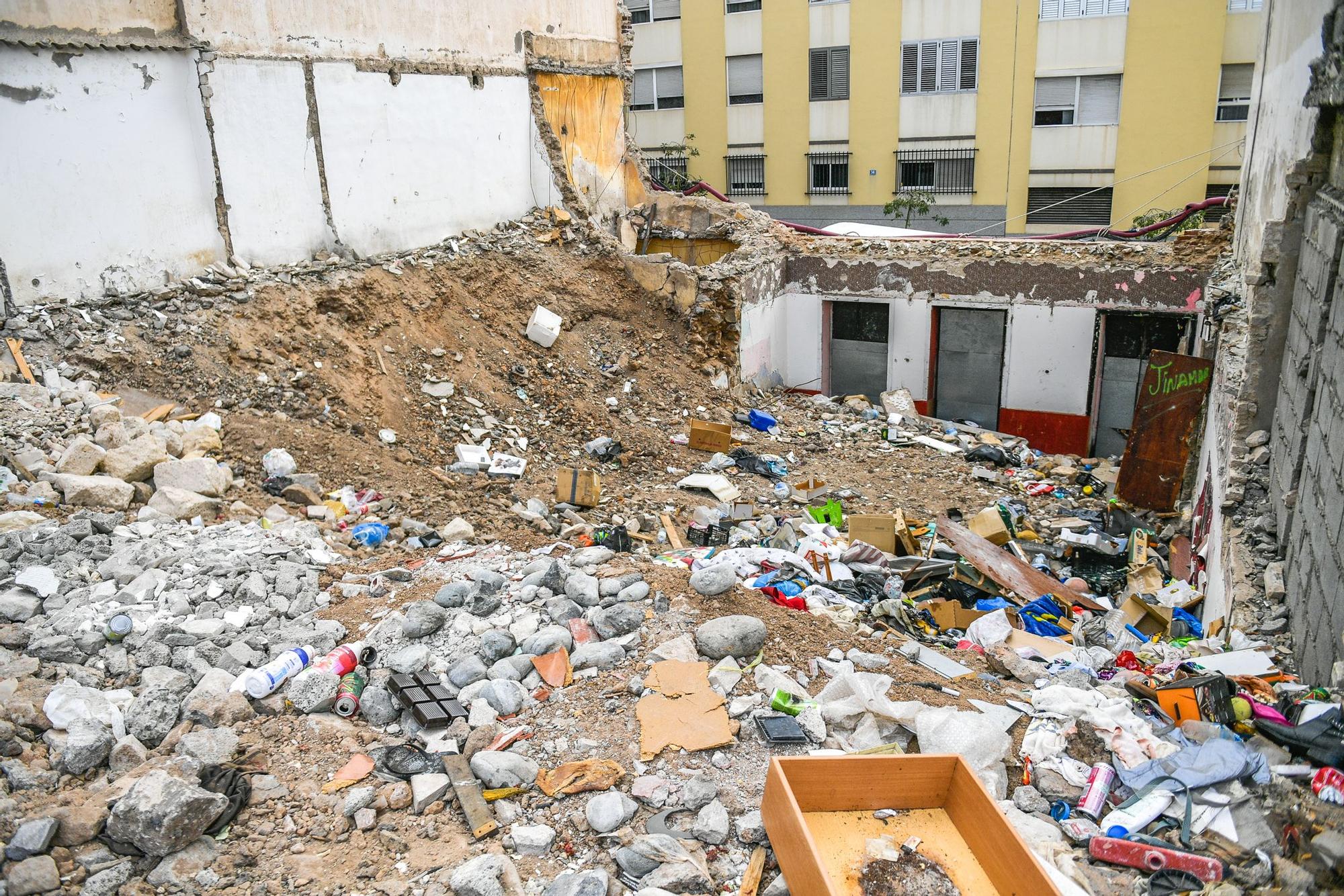 Derribos de viviendas en La Isleta