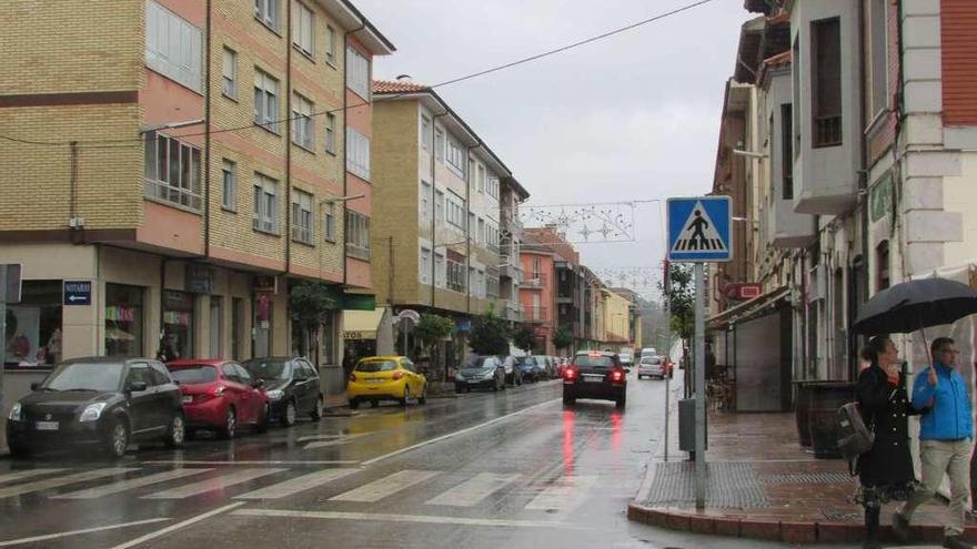 La travesía de Posada de Llanes, donde han ocurrido la mayoría de los asaltos.