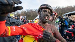 Felipe Orts, con el jersey de campeón de España de ciclocrós.