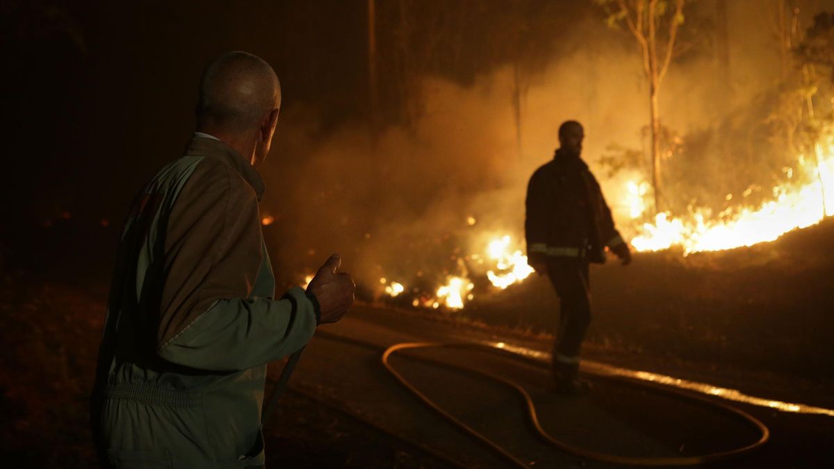 Fotografía de arquivo, dun incendio forestal en Galicia