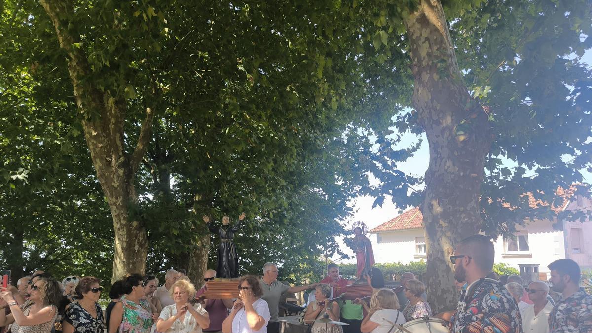 La fiesta de Sanamedio, en Beluso (Bueu)