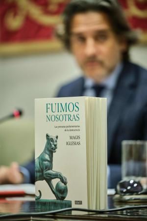 Presentación de Fuimos nosotras, las primera parlamentarias de la Democracia (Magis Iglesias) Asisten Gustavo Matos, presidente del Parlamento de Canarias, y María José Guerra Palmero, consejera de Educación  | 10/02/2020 | Fotógrafo: Andrés Gutiérrez Taberne