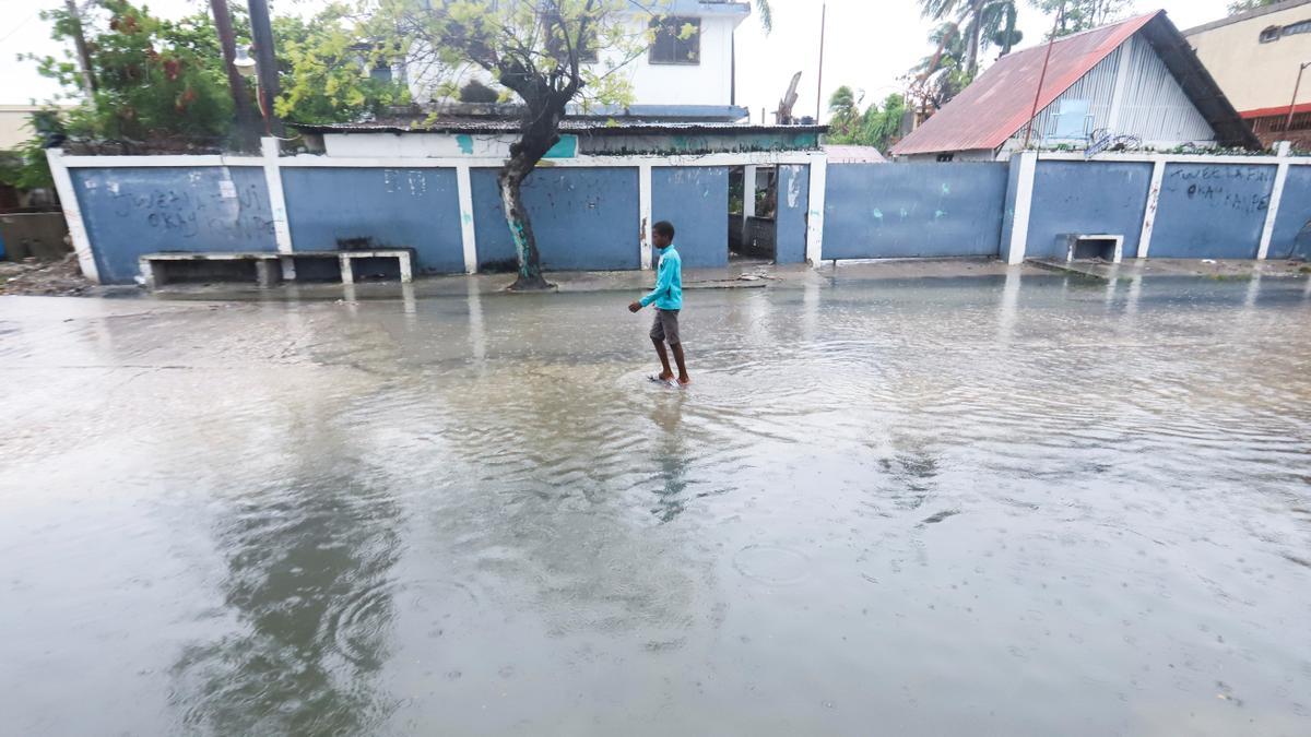 Imagen de archivo de las inundaciones por la tormenta tropical 'Grace'.