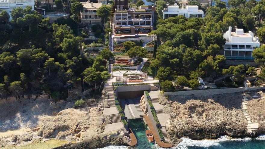 Für 22,5 Millionen Euro: Luxus-Villa mit privater Anlegestelle für bis zu 130 Meter lange Yacht und Bootshaus in Andratx steht zum Verkauf