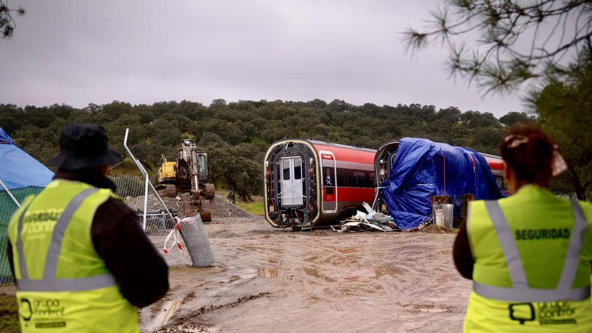 Una imagen del accidente tren en Adamuz.