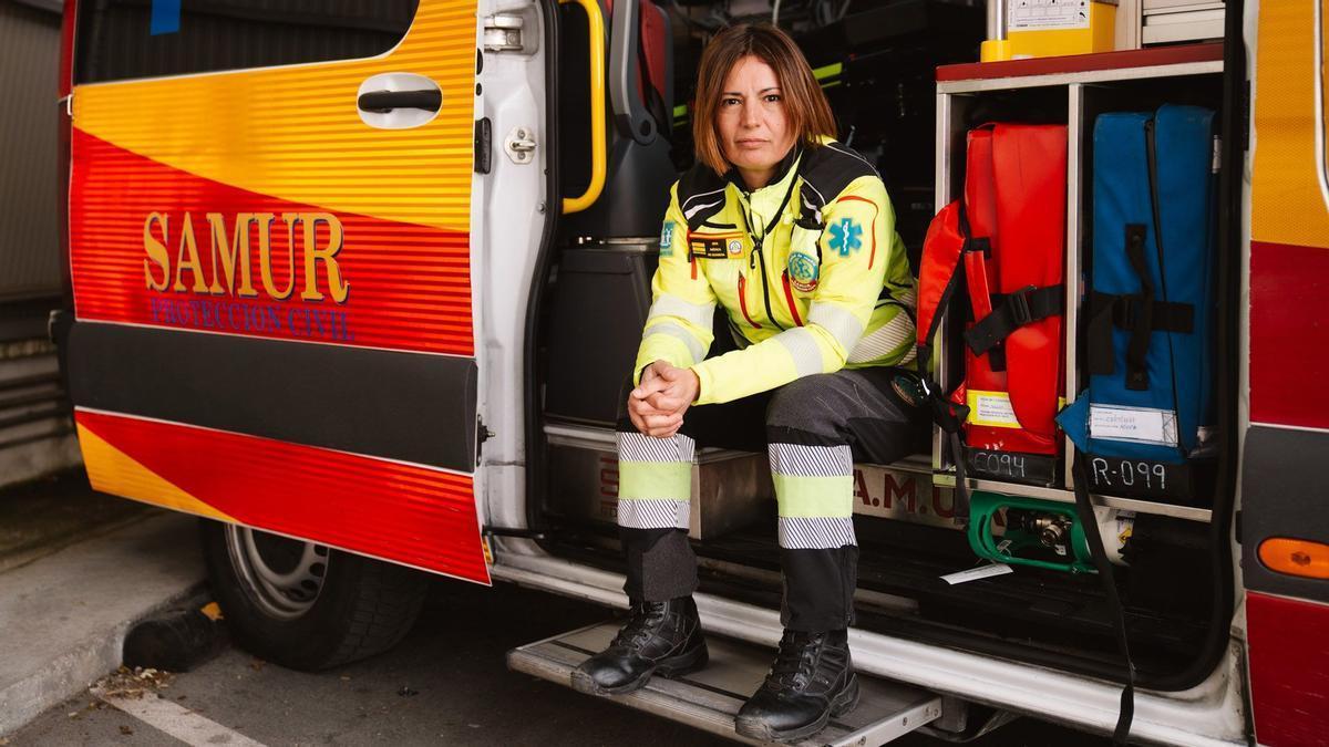 Isabel López, médico del Samur, es actualmente jefa de guardia del servicio.