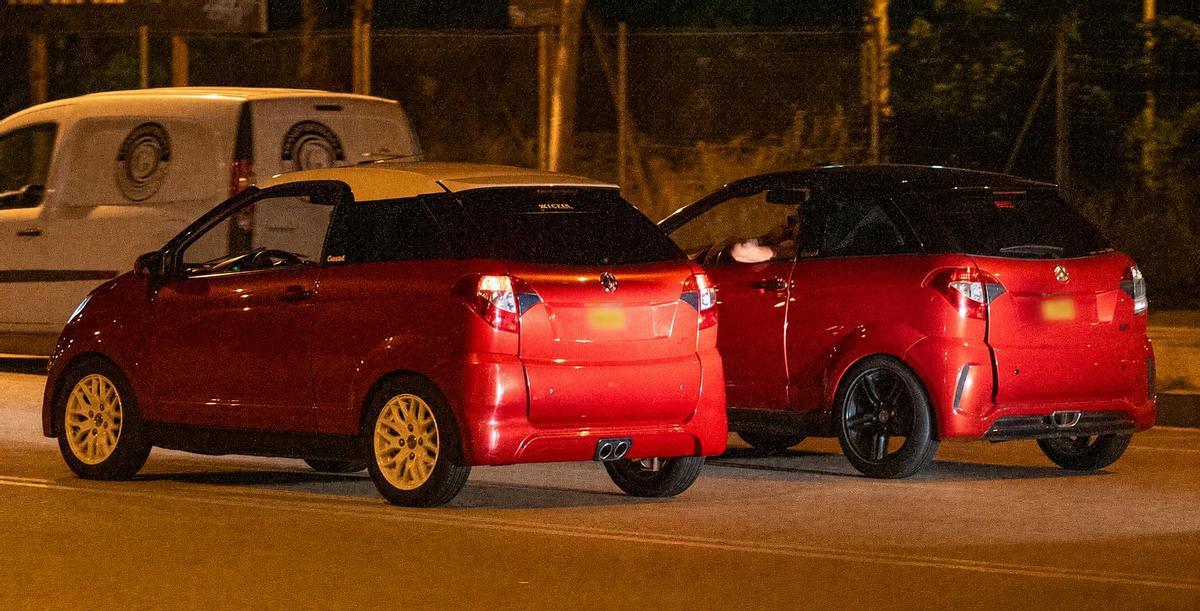 Carreras de coches en la Avinguda Mèxic.