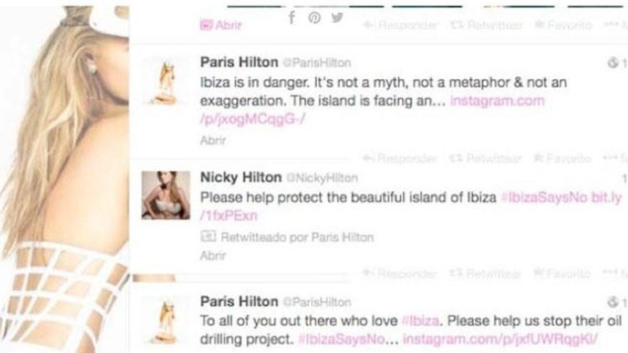 Paris Hilton se une a la campaña contra las prospecciones