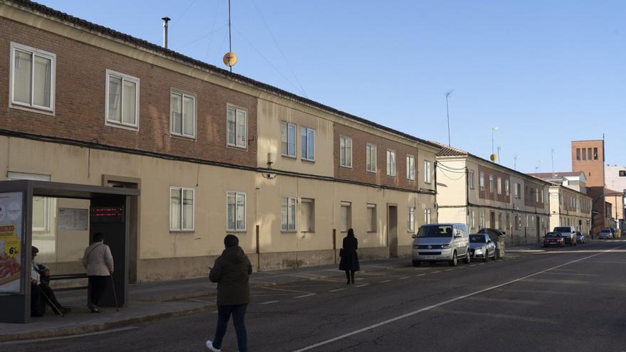 Bloques de viviendas municipales de la avenida de Galicia.