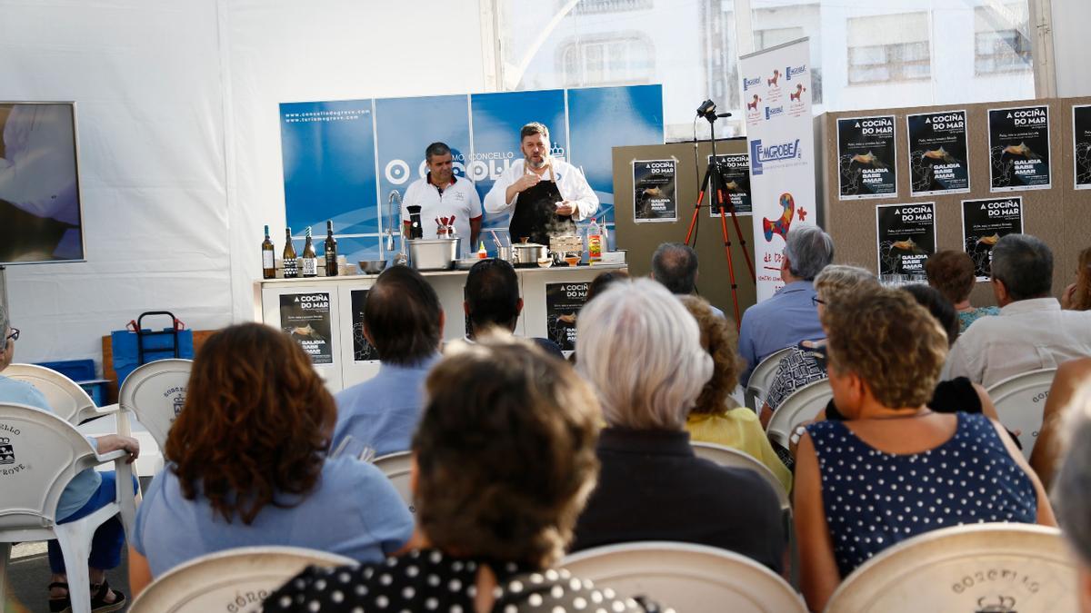 Un momento del taller "La Cocina del Mar".