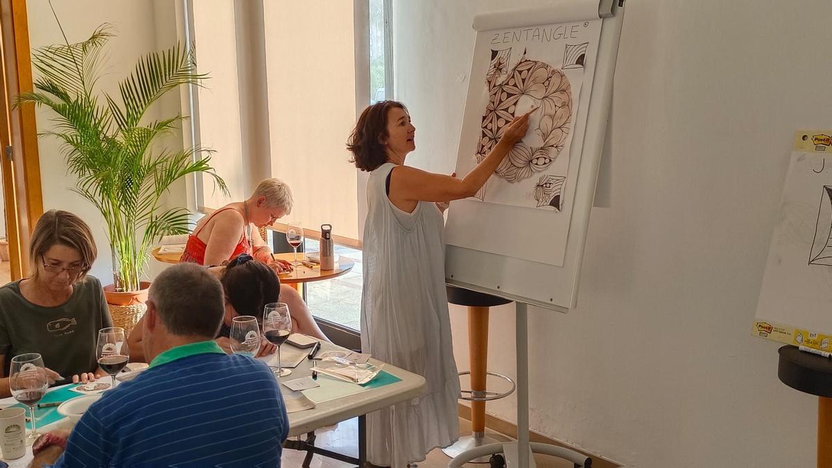 Tania Ferriol impartió el taller.