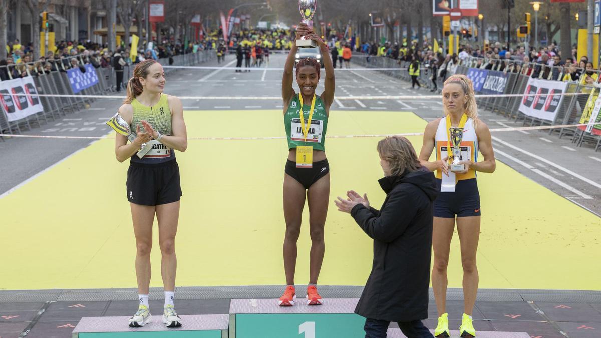 Likina Amebaw (Facsa Playas de Castellón), campeona de la Cursa dels Nassos 2025.