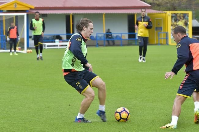 Entrenamiento de la UD Las Palmas en Barranco Seco